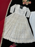 Elegant Wedding Gowns in Georgette Fabric