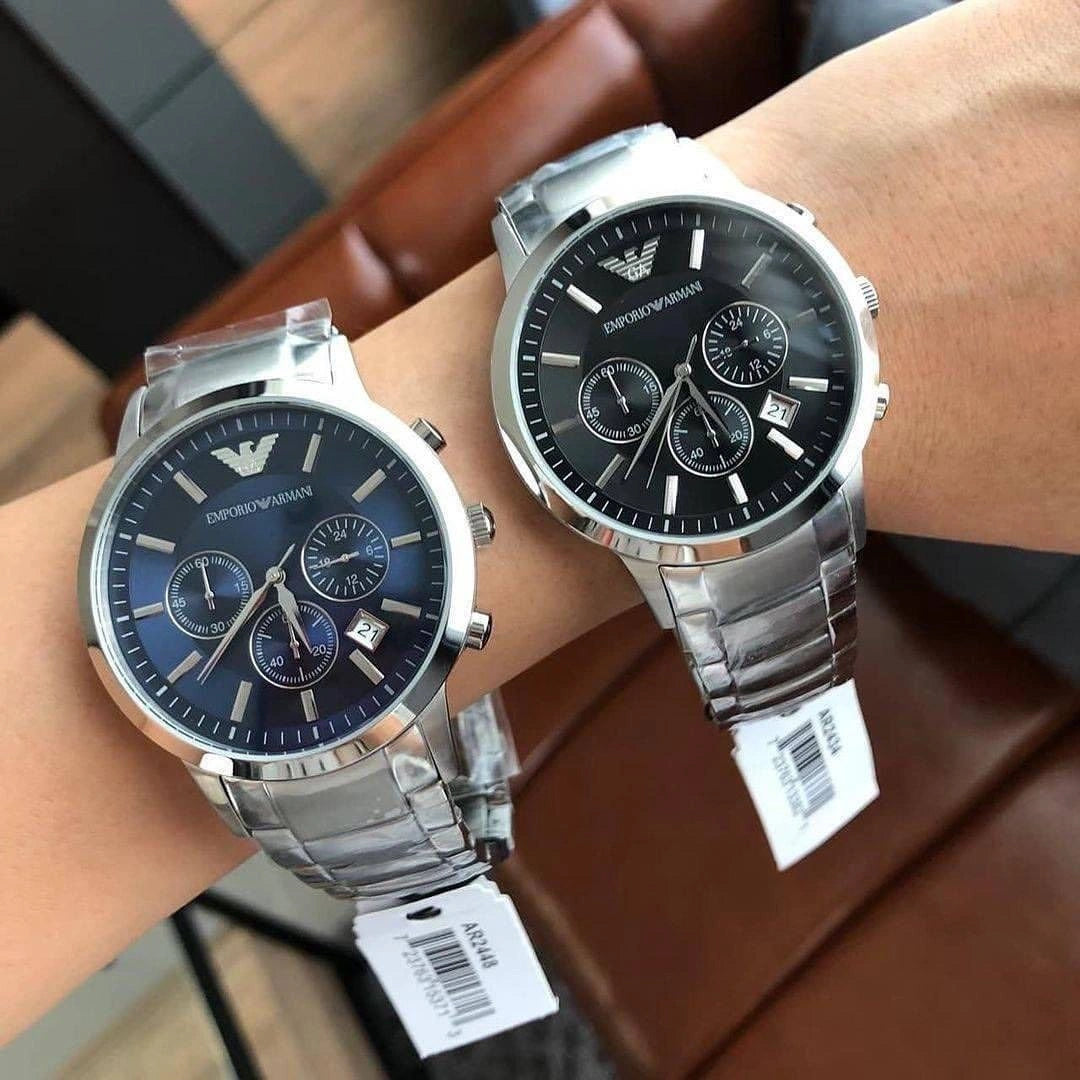 Emporio Armani Renato water-resistant watch design