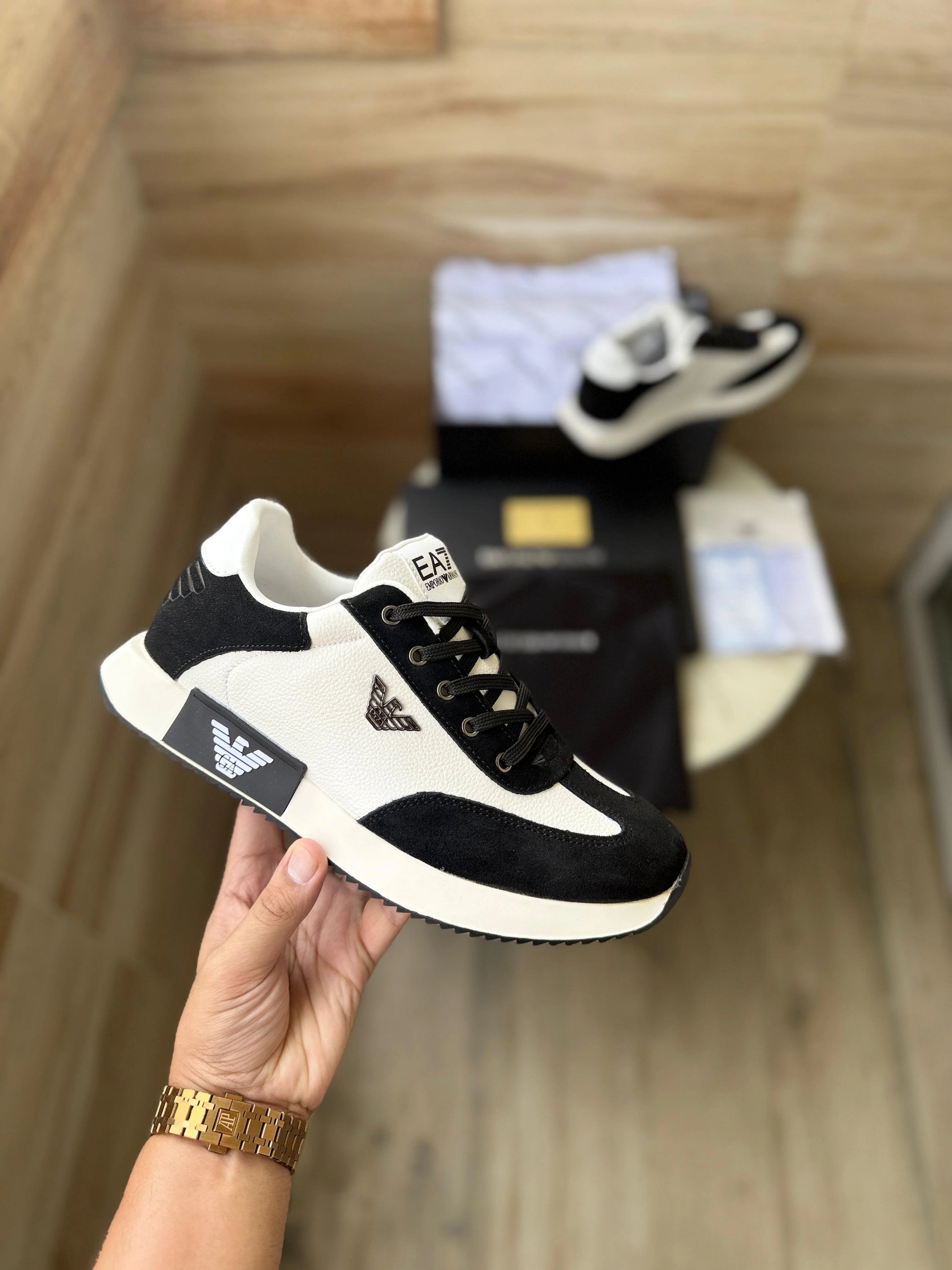 Emporio Armani sneaker size range 40-44
