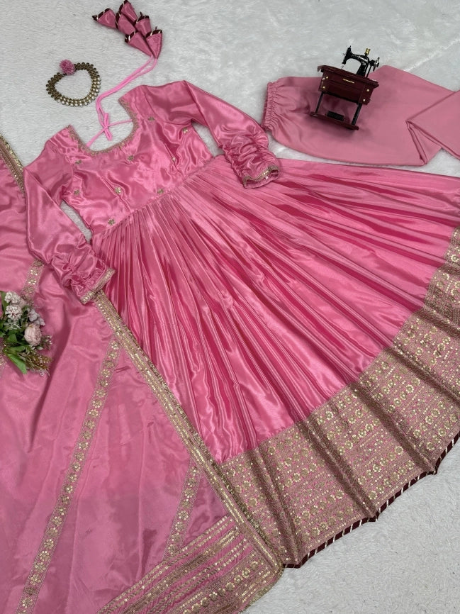 3-piece suit with embroidered dupatta
