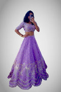 Sequence work lehenga for wedding
