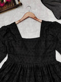Festive wear Anarkali Kurti for women with a square neckline