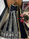 Floor-length ethnic gown for women