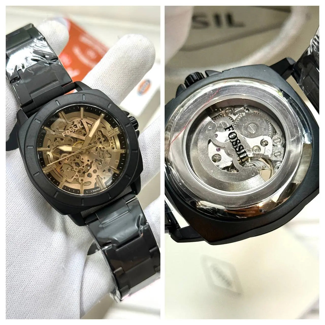 Fossil Modern Machine automatic watch front view