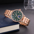 fossil scarlett green dial watch 36mm