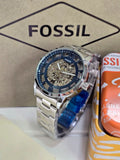 Fossil Stainless Steel 3-Link Bracelet Watch