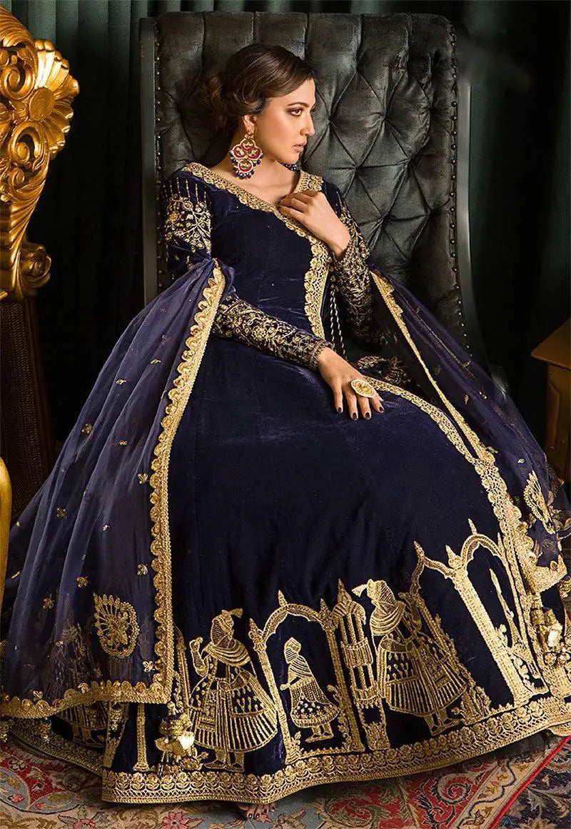 Full set with georgette dupatta and gown