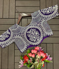 Full lehenga saree set with dupatta and belt