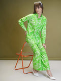 Stylish co-ord set with collar shirt