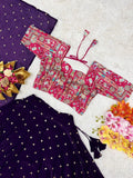 Sequin work lehenga choli