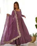 Festive Wear Anarkali with Embroidery