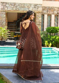 Fully stitched georgette kurta with coding work