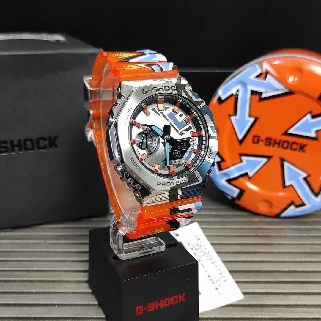 G-Shock GM-2100 watch with world time and stopwatch