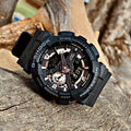 GA-110 analog-digital men’s watch front view