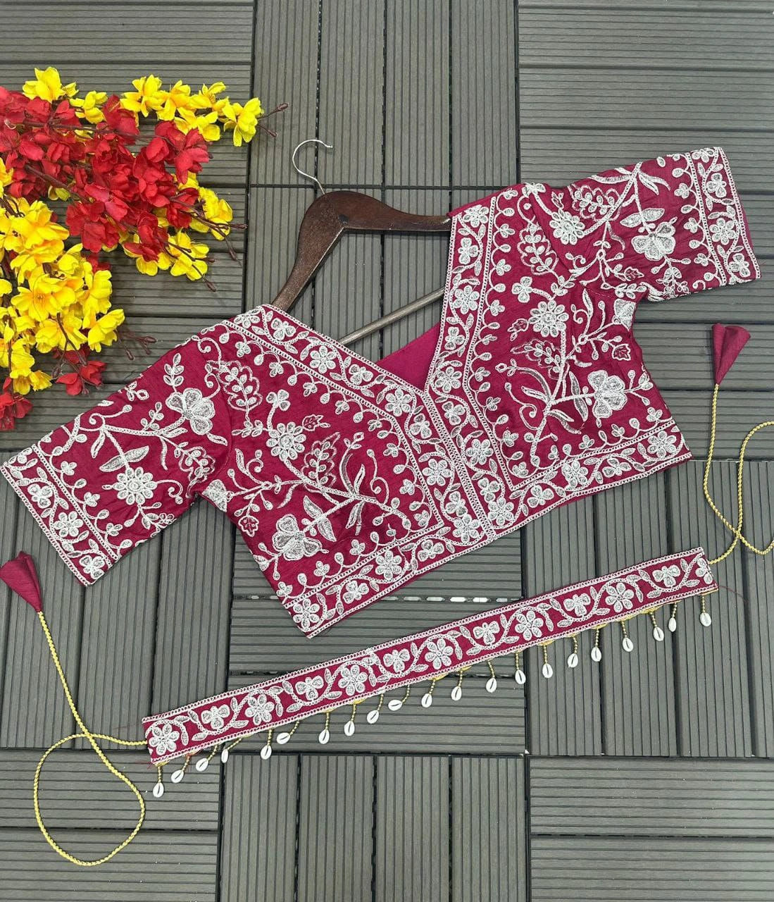 ready to wear lehenga saree set