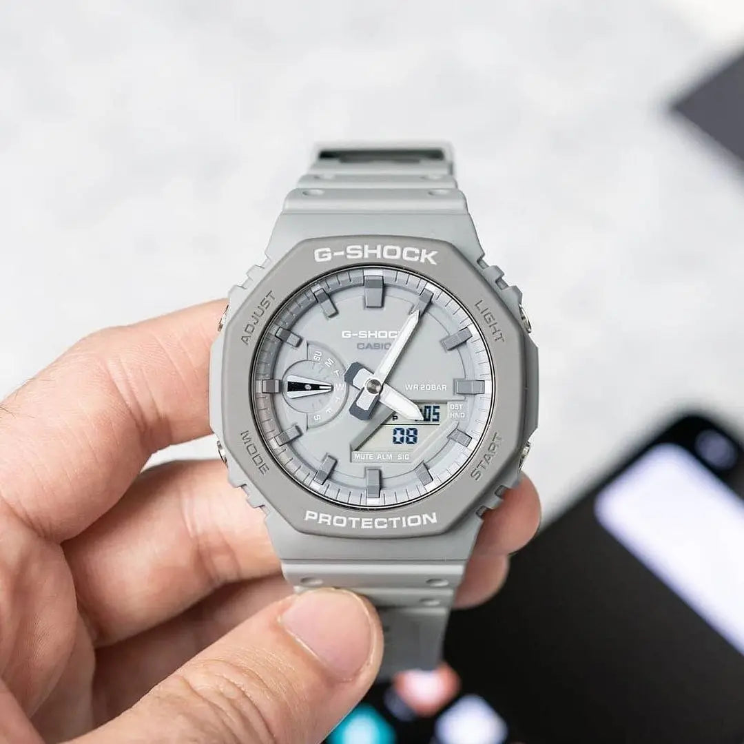 Digital chronograph stopwatch view