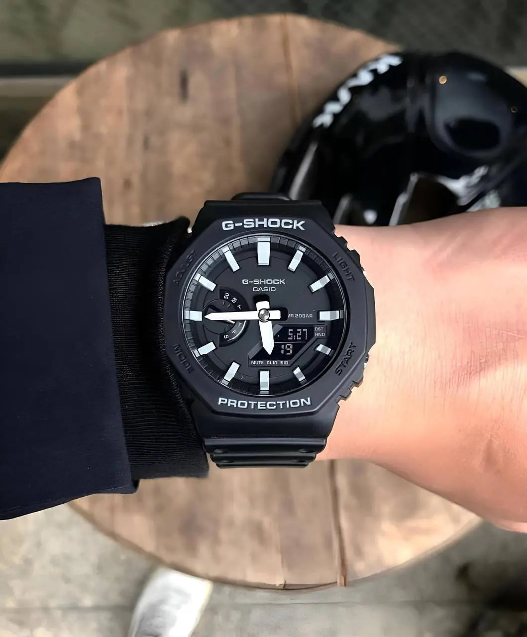 G-Shock GA-2100 Unisex Watch – Water & Impact Resistant, Fibre Strap