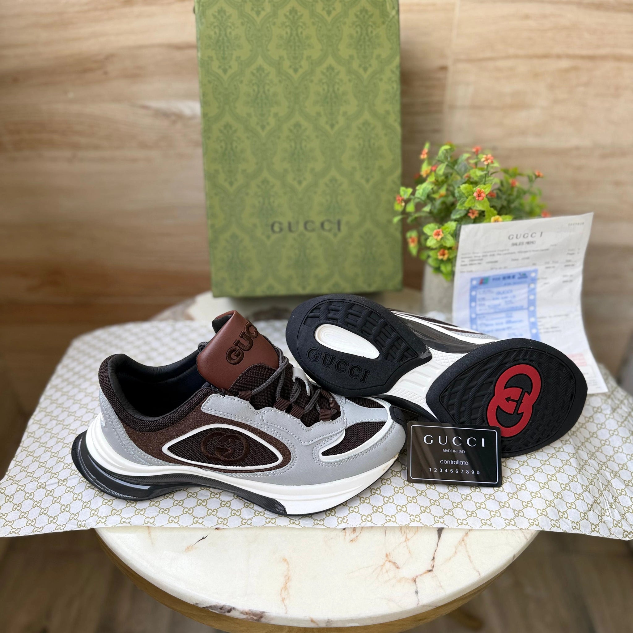 Gucci Run sneaker side profile