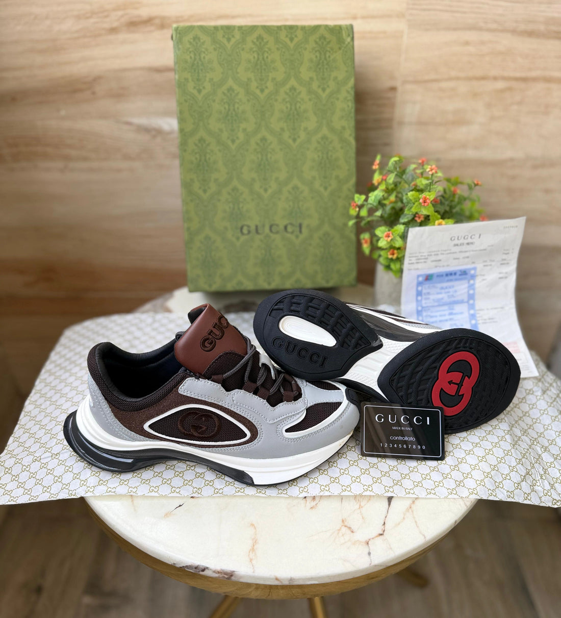 Gucci Run sneaker side profile