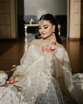 Heavy Chinon Silk Embroidered Gown Set