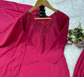 Women's French crepe ethnic suit
