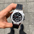 Close-up of Hublot Big Bang chronograph dial