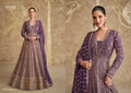 Georgette salwar suit with bottom and dupatta