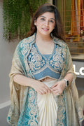 Ready to Wear Saree with Dhoti Drape
