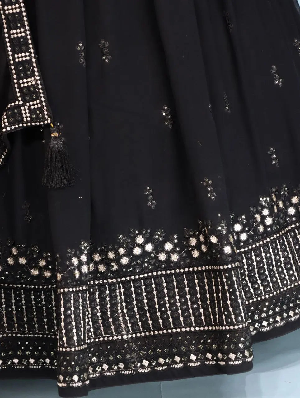 Intricate Zari Work Lehenga for Weddings