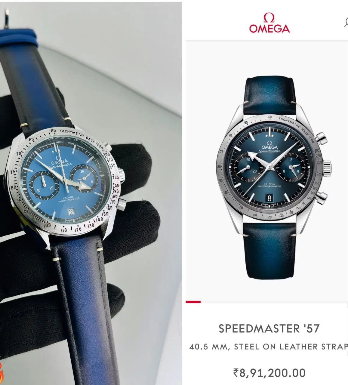 Japanese movement watch with chronograph