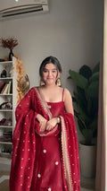 Embroidered plazo in Jimi Choo fabric