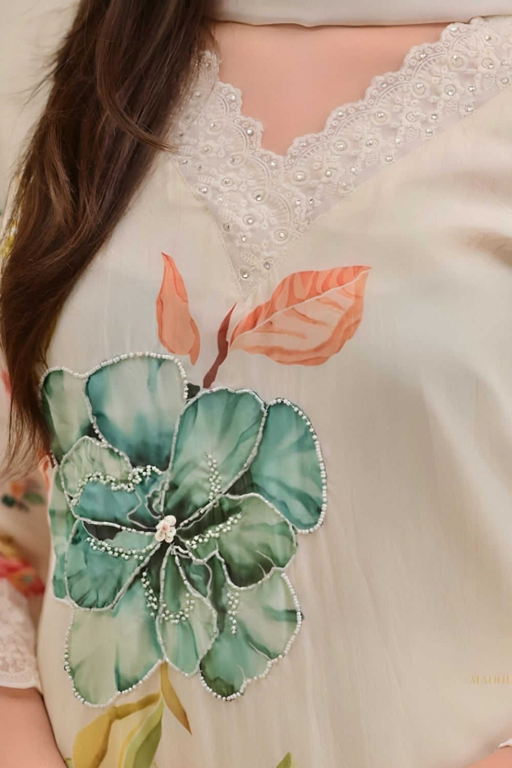Stylish organza suit set