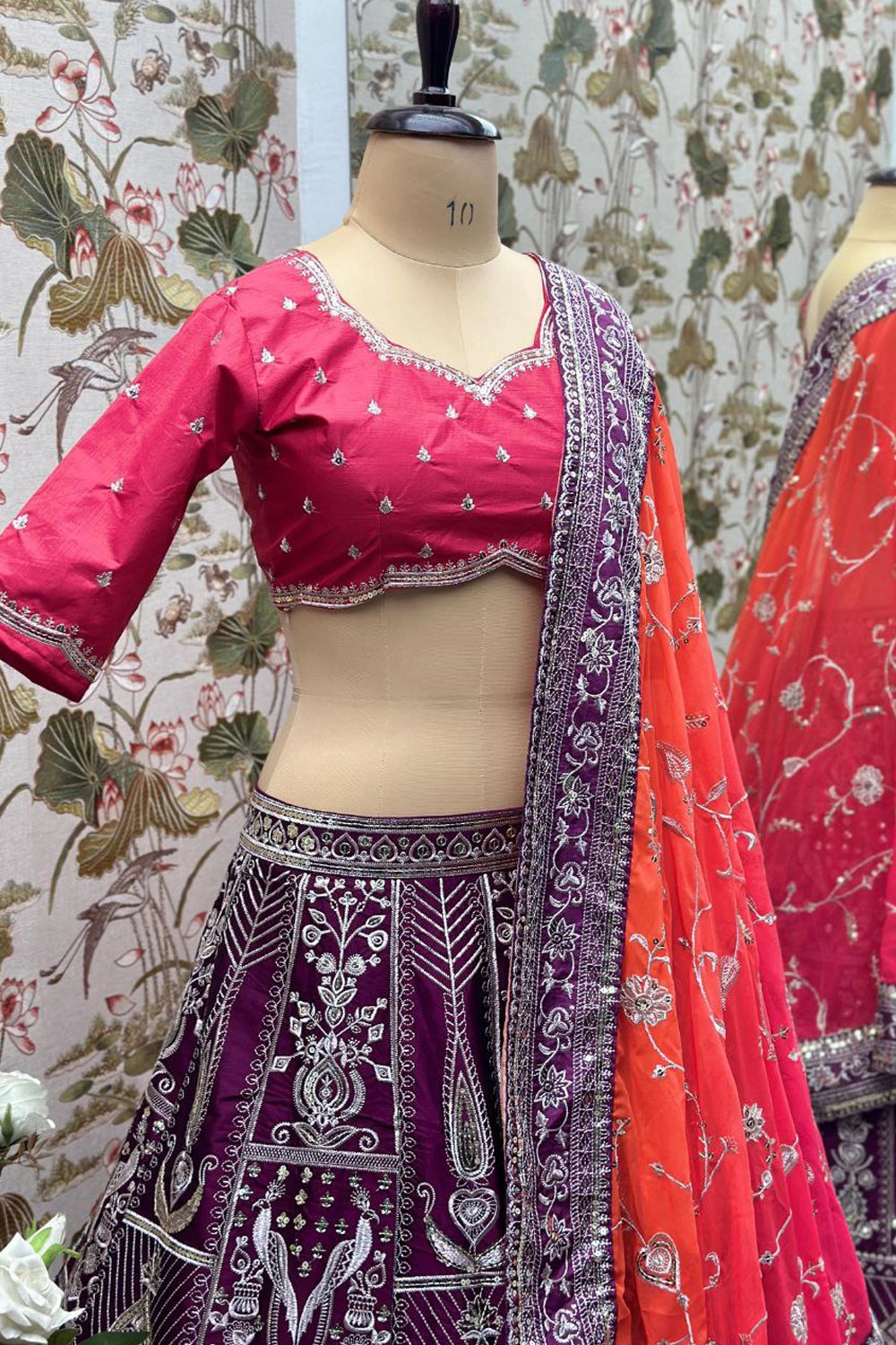 Traditional Indian lehenga choli for weddings and events