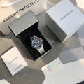 Armani formal men’s timepiece with analog display