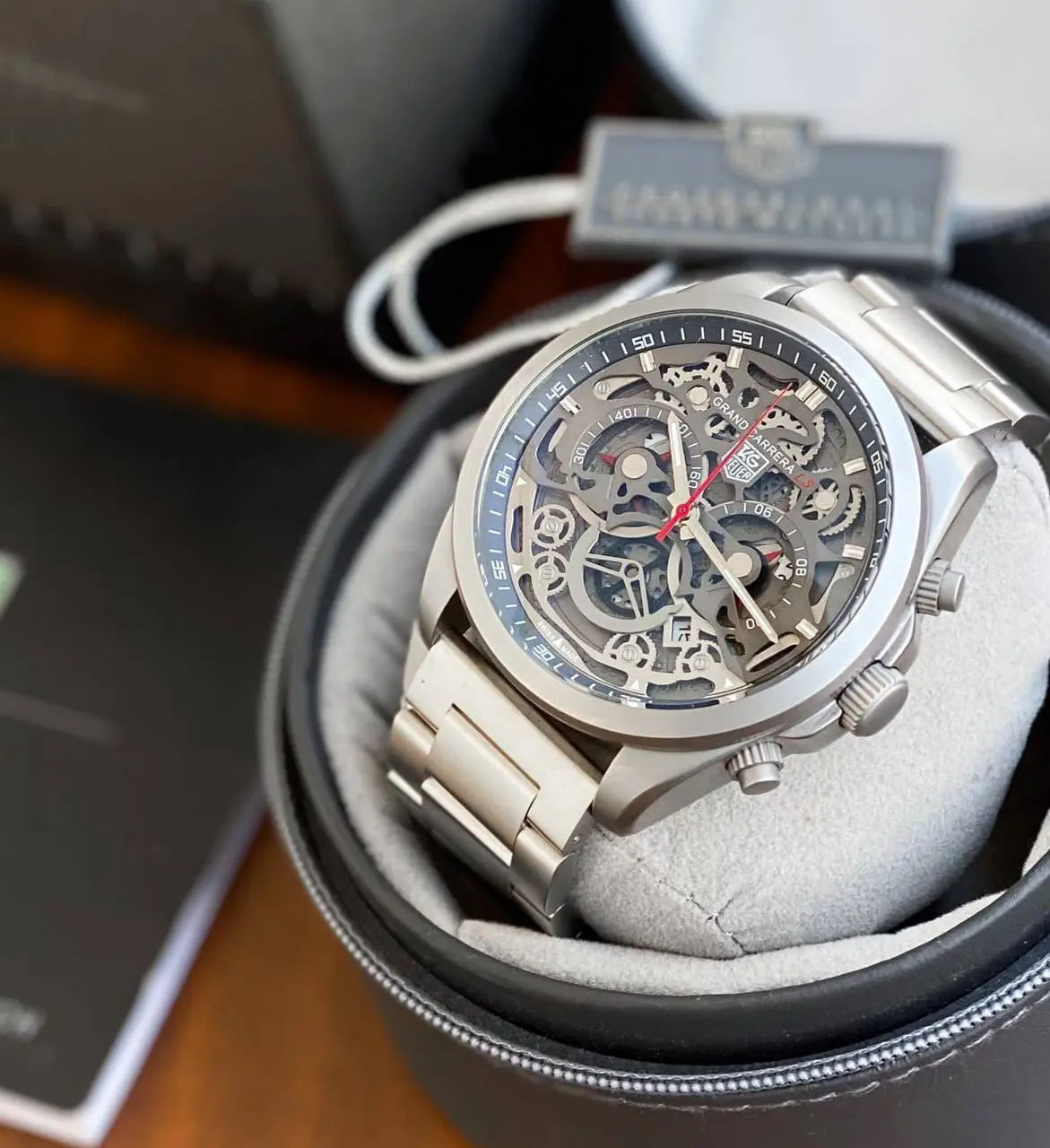 Sapphire glass Tag Heuer watch