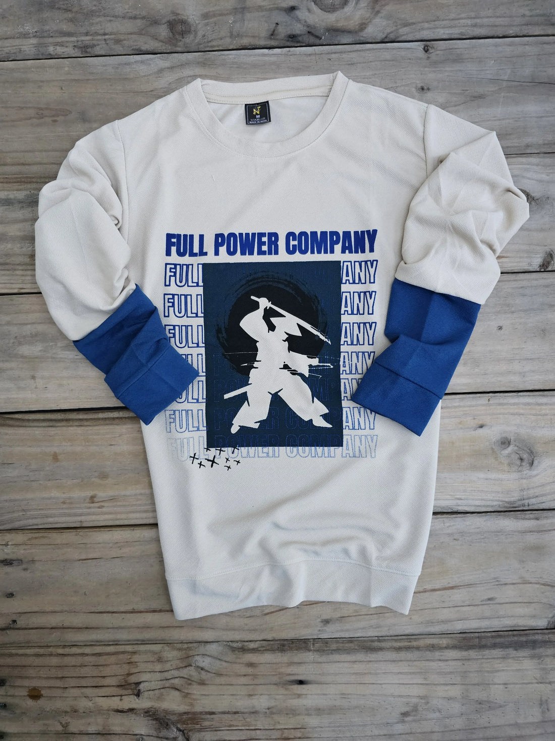 Men’s anime full-sleeve T-shirt front view