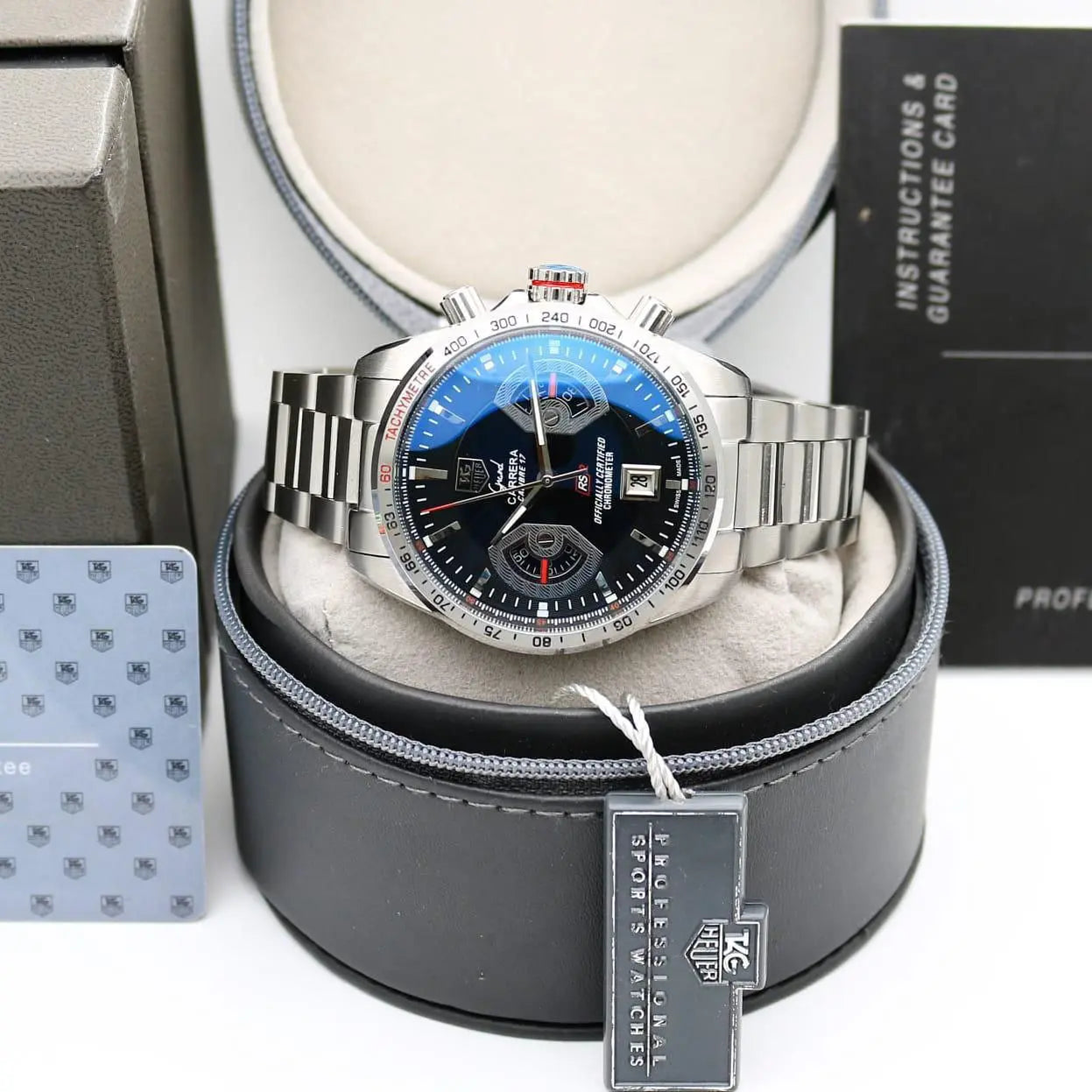 Sapphire glass Tag Heuer timepiece