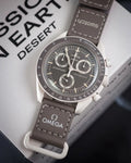 Black and white Omega MoonSwatch