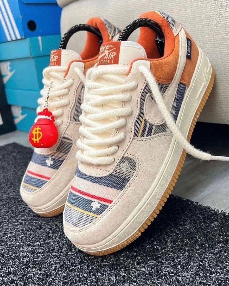Nike Air Force Dollars Currency Design Side View
