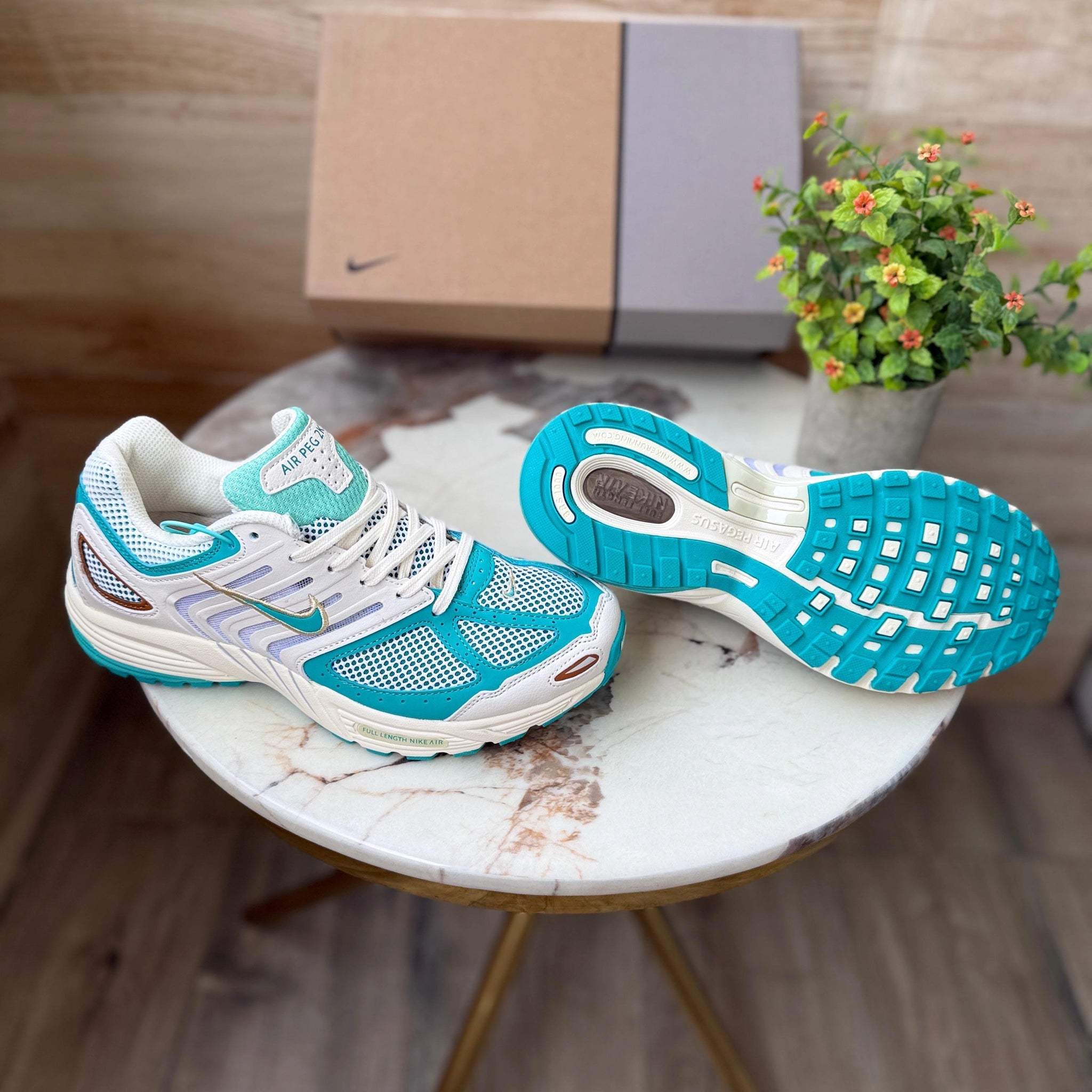 Nike Air Pegasus 2K5 Coconut Milk sneakers with original box