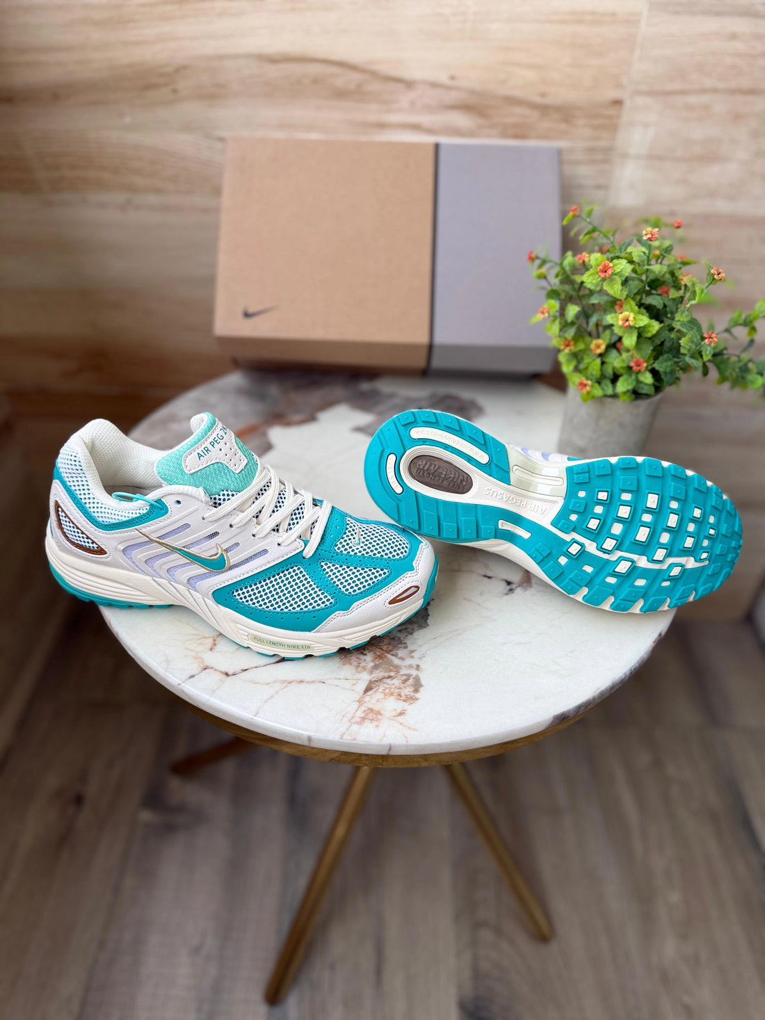 Nike Air Pegasus 2K5 Coconut Milk sneakers with original box