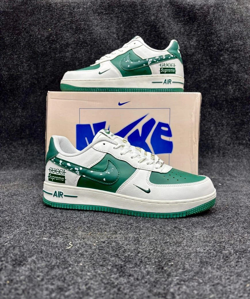 Nike x Gucci inspired sneakers for men green colour