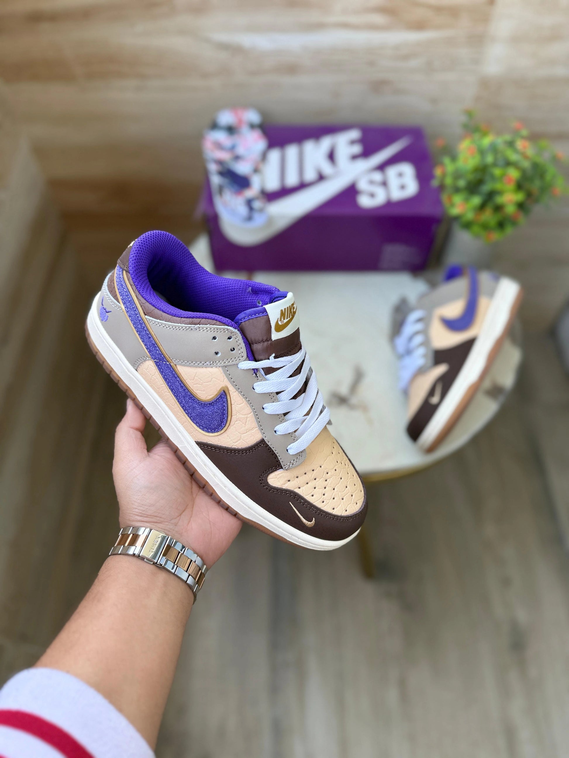 Nike SB Dunk Setsuban sneakers with original packaging