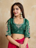 Soft Fendy chiffon silk saree fabric texture