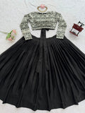 Women’s organza lehenga with 4 meter flair