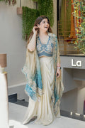 Digital Bandhani Printed Shrug for Saree