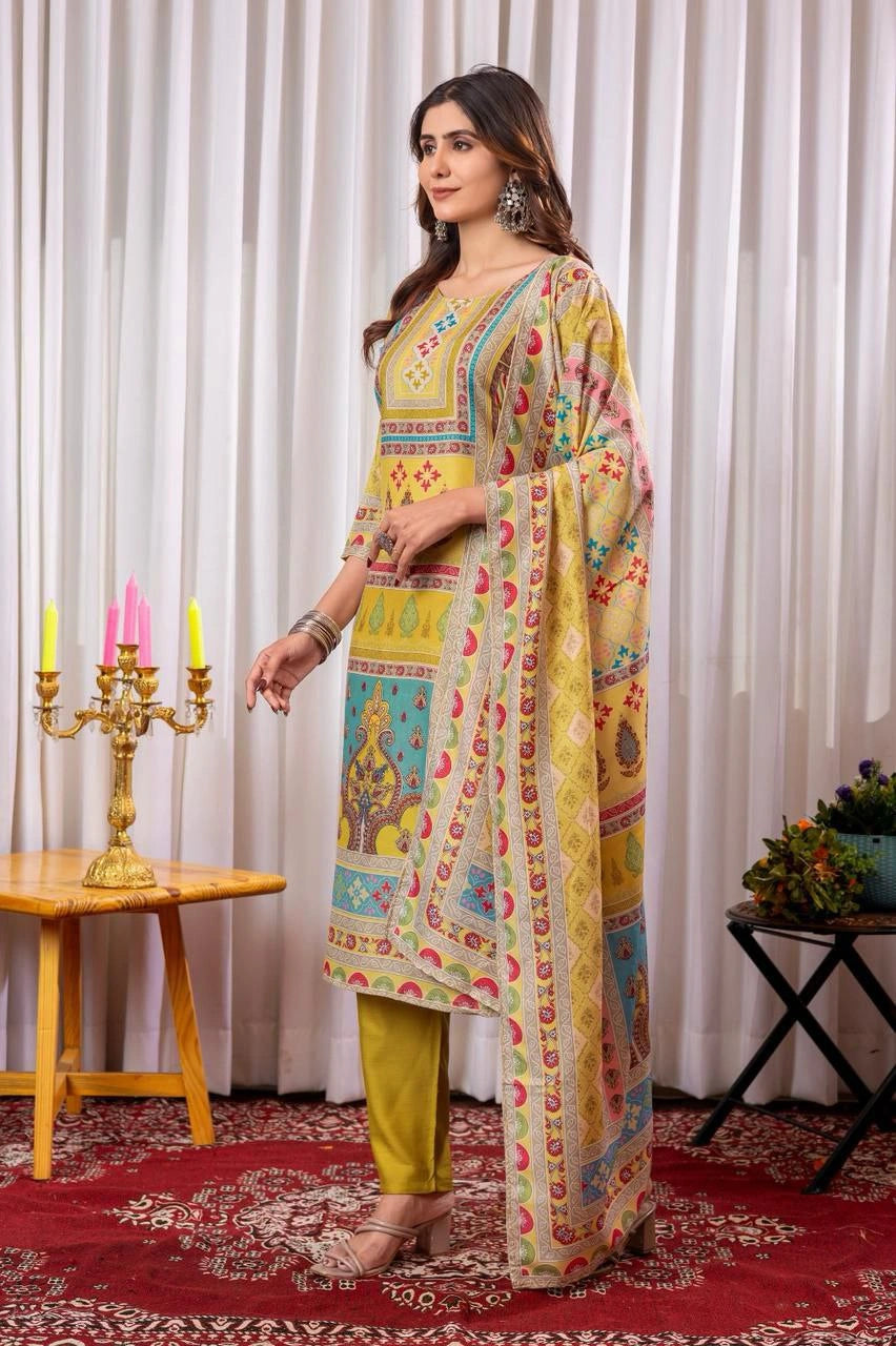 Fully stitched kurta set for women
