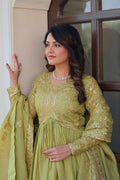 Party wear gown with dupatta