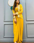 Stunning Party Wear Koti with Dhoti Style Sharara for Women