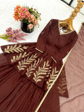 Party wear georgette suit set for women